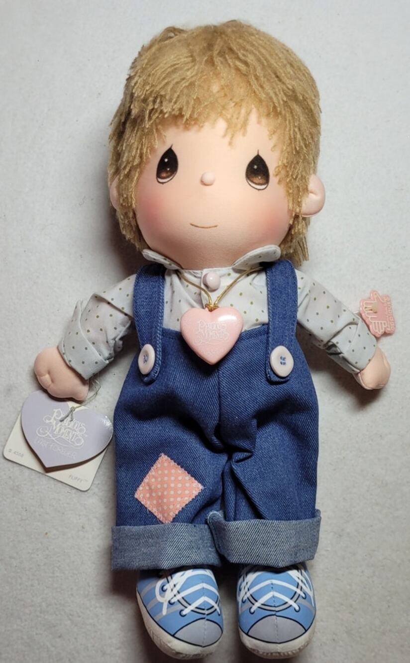 1985 Precious Moments Applause Flippy Boy Doll Model #4568 New With Tags